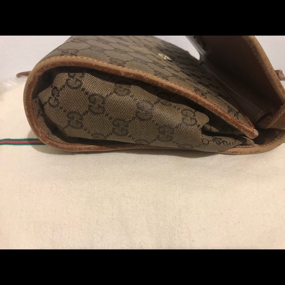 Vintage Gucci Canvas Handbag - Picture 5 of 8